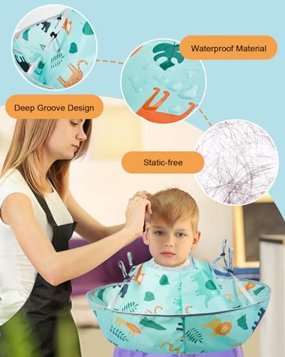 Haircut Capes Umbrella for Kids (Green)