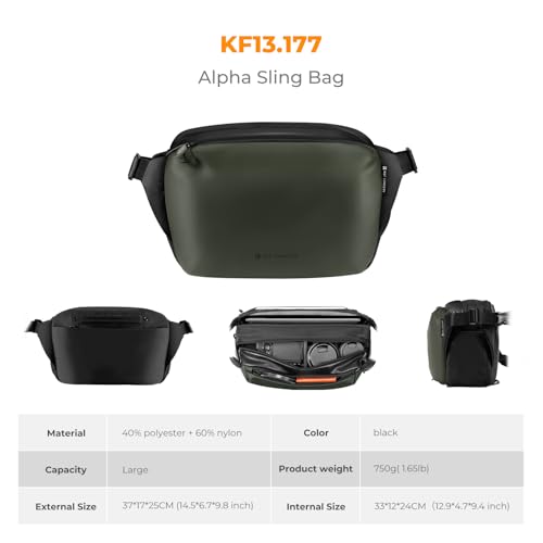Large Camera Sling Bag (13 Deep Green Large)