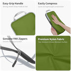 5 Set Compression Packing Cubes for Travel (Green / 5PCS)