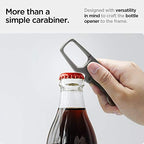Life Carabiner Key Ring Clip (Key Ring Clip / Gunmetal (1 Pack))