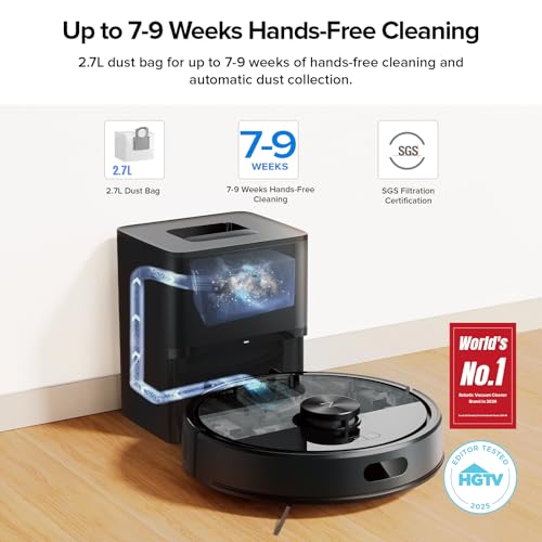 Robot Vacuum Mop with LiDAR (Black03)