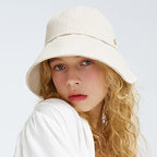 Linen Victorian Bonnet Hat Sun Cap (Small-Large / Beige)