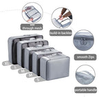 9 set Packing Cubes for Travel (gery 9 set)