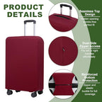 Luggage Cover (Wine Red / 22-23 inch)