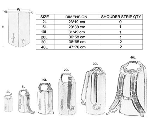 Dry Bag Waterproof (5L / Orange)