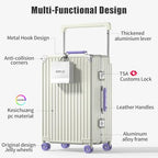 Aluminium Frame Checked (White& Purple / 28 inch)