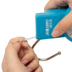 Mechanical Luggage Scale with Tape Measure (Blue)