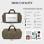 Garment Bags for Travel (Vintage Grey 01 / Large-50L Duffle Bag)