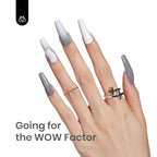 Beetles Gray Gel Nail Polish (N - Creme Grey | Profound Gray)