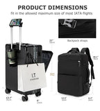 2 pcs PC Aluminum Frame Carry On Luggage Set (2/p set Ivory White zipperless (w/ laptop bag) / 20.8")