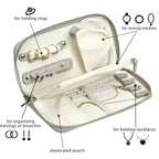Travel Jewelry Organizer Case (Large Gray)