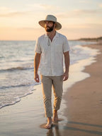 Sanford Safari Sun Hat for Men and Women (Large / Dark Khaki)