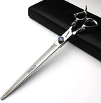 7/7.5/8/9 inch salon personalized scissors salon hair styling hair scissors stainless steel hair tools (9 inch flat) (9 Inch Flat)
