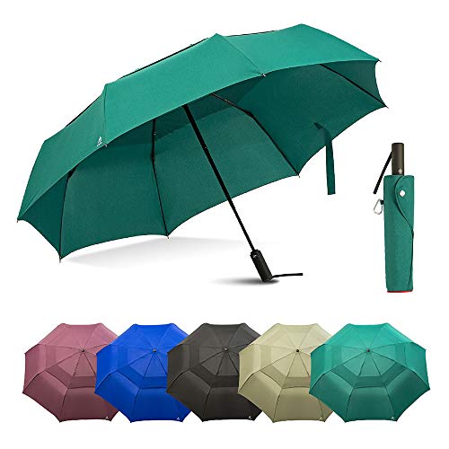 Portobello Large Umbrella For Rain (Green)