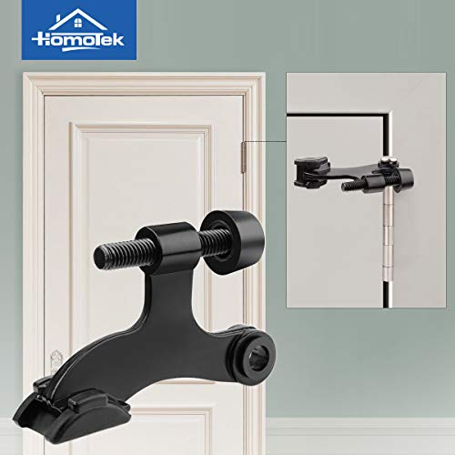 4 Pack Hinge Pin Black Door Stopper (4 Pack / Black)