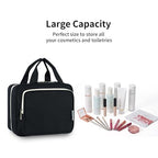 Hanging Toiletry Bag for Women (A-Black / Medium)
