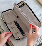 Travel Jewelry Organizer Case (Large Black)