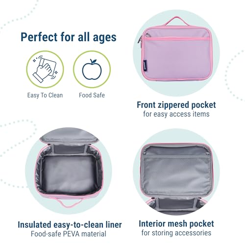Kids Insulated Lunch Box (Lilac)