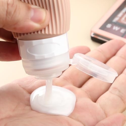 Travel Bottles for Toiletries (2 Ounces / Apricot)