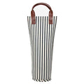 Single Wine Cooler Bag Tote (Blue Stripe)