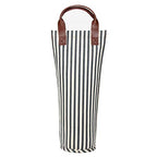 Single Wine Cooler Bag Tote (Blue Stripe)