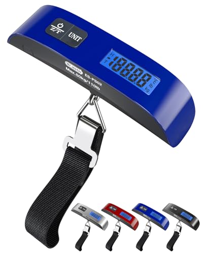 Luggage Scale Dr.meter Travel Essentials Luggage Weight Scale Backlight LCD (Blue)