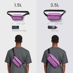 1.5L X Pac Sling Bag with RFID Blocking Crossbody Pack for Men Women (X-Pac Purple / 1.5L)