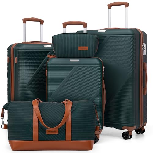Luggage Sets 5 Piece (Teal / 5PCS)