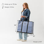 4 Boys Zip Tote (Catch of the Day)