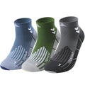 Compression Ankle Running Socks (6-9 / D-blue Gray Green)