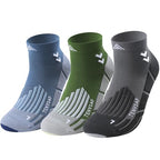 Compression Ankle Running Socks (6-9 / D-blue Gray Green)