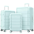 G Series Luggage set 3pcs (Mint Green / 3-Piece Set (20/24/28in))