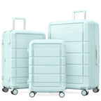 G Series Luggage set 3pcs (Mint Green / 3-Piece Set (20/24/28in))