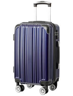 Luggage Lightweight and Durable Hardshell (navy new / M(24in))