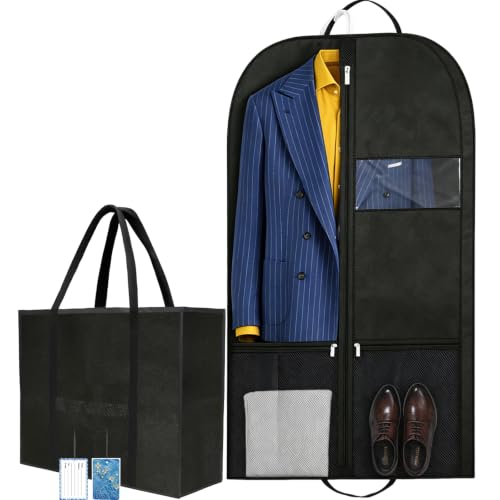 Premium Suit Bag for Travel (43inch garment bag 1 pack)