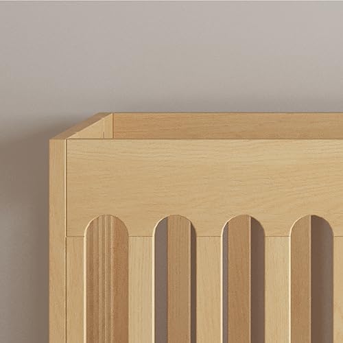 Boutique Folding Mini Wooden Baby Hotel Crib (Natural)