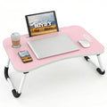 23" Foldable Lap Desk for Laptop Writing w (Pink)