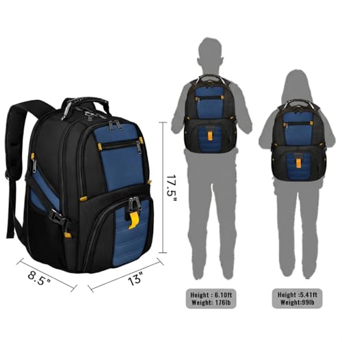 Large Laptop Backpack for Men (17 Inch / Roy Blue)