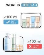 Clear Toiletry Bag 3 (Cloud White / Medium)