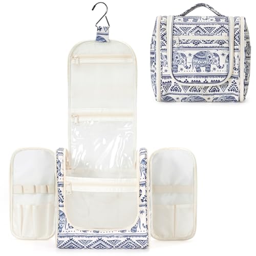 Large Hanging Travel Toiletry Bag for Women (B-Elephant / Large)
