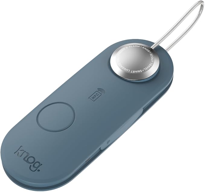 Knog Scout iOS Smart Tag, Tracker & 85d Alarm – Rechargeable Luggage Tag by Knog