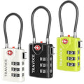 TSA Approved Luggage Locks (1.4*0.72*3.54 in / 3 Color Pack)