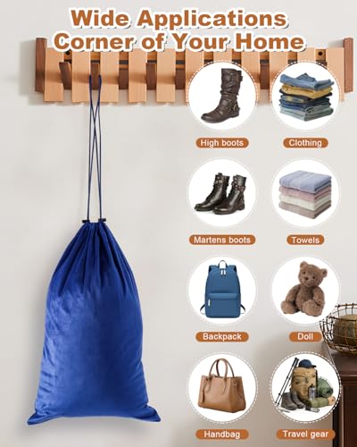 4 Pcs Shoe Bags for Travel (Palace Blue / 21.2"x13.3")