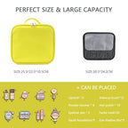 Makeup Bag with Led Mirror (Yellow / with LED mirror)