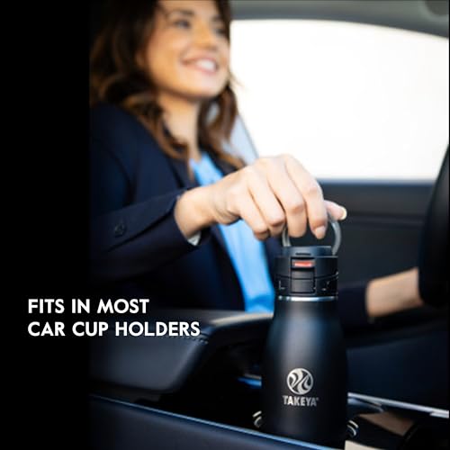 Traveler Stainless Steel Travel Coffee Mug with Flip (Aqua / 17 Ounces)