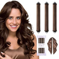 Heatless Hair Curler Overnight Curls (Brown(Pack of 3))
