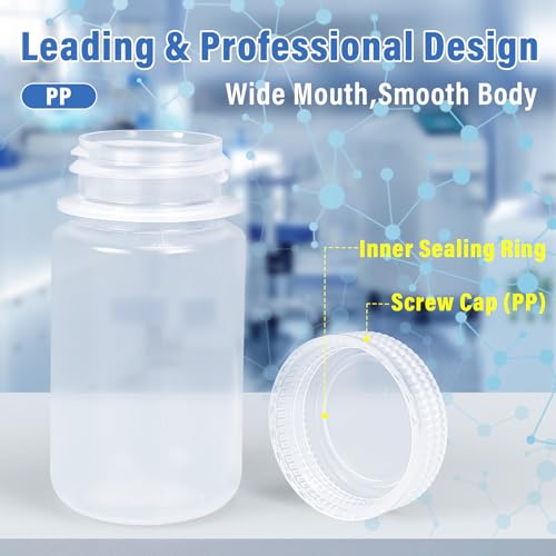 4 oz Small Plastic Bottles with Caps (Clear / 4 oz)