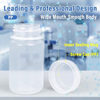 4 oz Small Plastic Bottles with Caps (Clear / 4 oz)