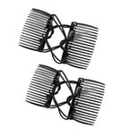 2Pcs Stretchy Comfy Hair Comb Clips