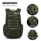 35L Tactical Backpack for Men (Army Green)